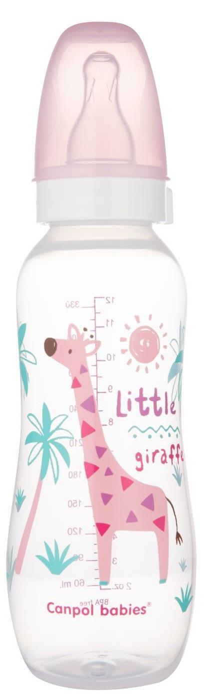 Бутылочка Canpol Babies 59/205 Веселые зверята BPA Free, 330 мл