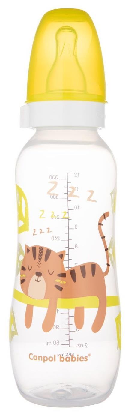 Бутылочка Canpol Babies 59/205 Веселые зверята BPA Free, 330 мл