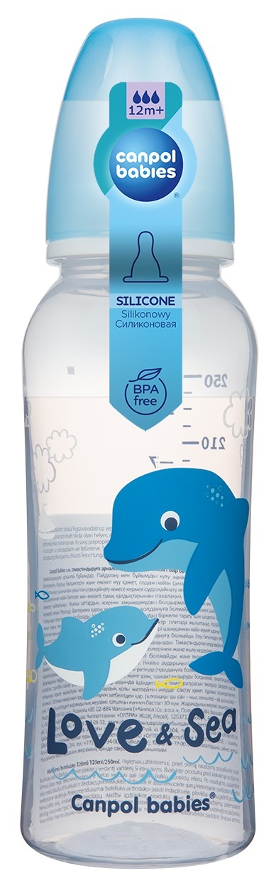 Пляшечка Canpol Babies 59/400 Love&Sea PP, 250 мл