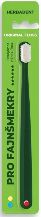 Зубна щітка Herbadent Original Floss ULTRASOFT ультрам’яка, зелена, 1 шт