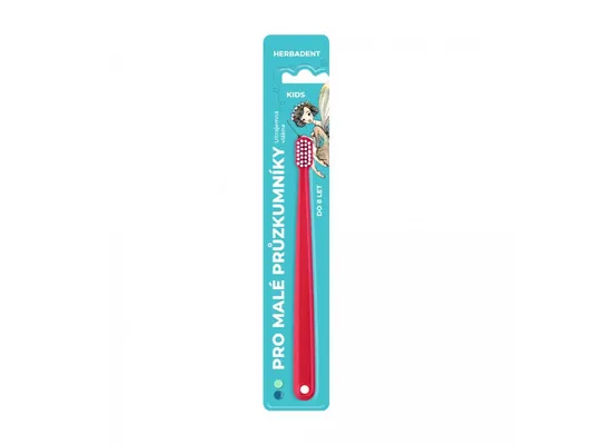 Зубна щітка Herbadent Kids RED ultrasoft дитяча від 0 до 6 років, 1 шт