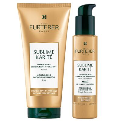 Набор Rene Furterer Karite Sublime Set Увлажнение и сияние волос (Шампунь 200 мл + Крем 100 мл)