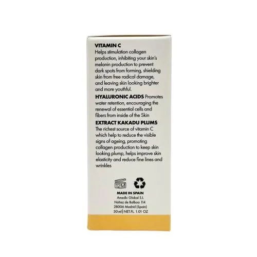 Сироватка для обличчя Amedic Hydro Cellular VItamin С+ Glow Serum для сяяння шкіри з вітаміном С та екстрактом сливи какаду, 30 мл