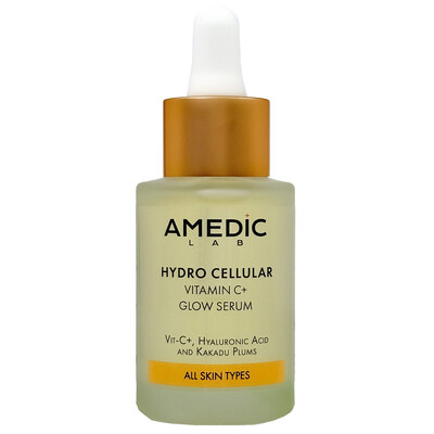 Сыворотка для лица Amedic Hydro Cellular VItamin С+ Glow Serum для сияния кожи с витамином С и экстрактом сливы какаду, 30 мл