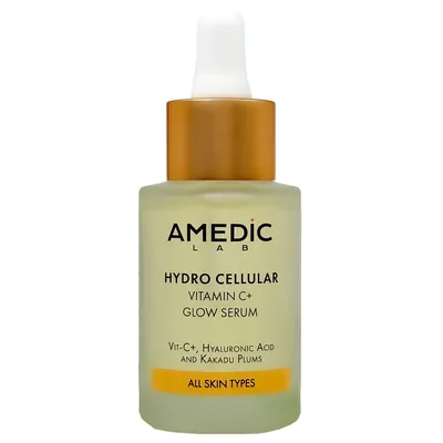 Сироватка для обличчя Amedic Hydro Cellular VItamin С+ Glow Serum для сяяння шкіри з вітаміном С та екстрактом сливи какаду, 30 мл