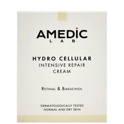 Крем для обличчя Amedic Hydro Cellular Intensive Repair Cream Інтенсивний відновлюючий крем з ретинолом і бакучіолом, 50 мл