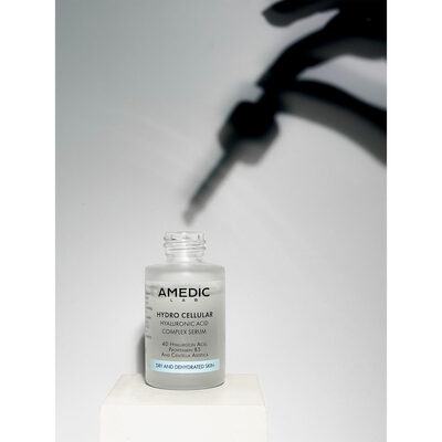 Сыворотка для лица Amedic Hydro Cellular Hyaluronic Acid Complex Serum комплексная с 4 гиалуроновыми кислотами, 30 мл
