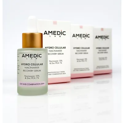 Сироватка для обличчя Amedic Hydro Cellular Niacinamide Recovery Serum відновлююча з ніацинамідом, 30 мл