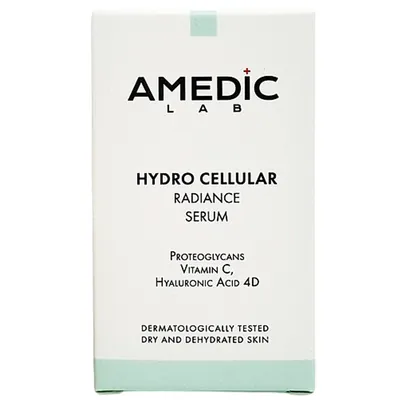 Сироватка для обличчя Amedic Hydro Cellular Daily Radiance Serum для сяяння шкіри з вітаміном С та гіалуроновою кислотою, 30 мл