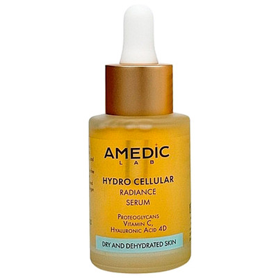 Сыворотка для лица Amedic Hydro Cellular Daily Radiance Serum для сияния кожи с витамином С и гиалуроновой кислотой, 30 мл