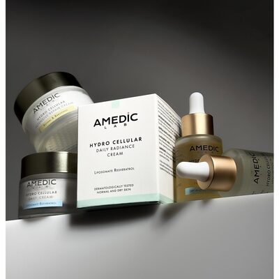 Сыворотка для лица Amedic Hydro Cellular Daily Radiance Serum для сияния кожи с витамином С и гиалуроновой кислотой, 30 мл