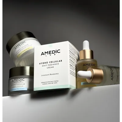 Сироватка для обличчя Amedic Hydro Cellular Daily Radiance Serum для сяяння шкіри з вітаміном С та гіалуроновою кислотою, 30 мл