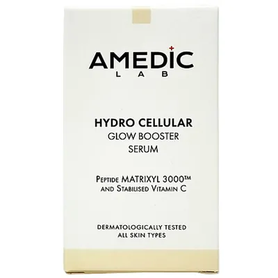 Сироватка для обличчя Amedic Hydro Cellular Glow Booster Serum Інтенсивна для сяяння шкіри з вітаміном С та пептидами, 30 мл