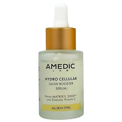 Сироватка для обличчя Amedic Hydro Cellular Glow Booster Serum Інтенсивна для сяяння шкіри з вітаміном С та пептидами, 30 мл
