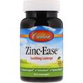 Цинк Carlson Labs Zinc заспокійливий смак лимона, 42 льодяника