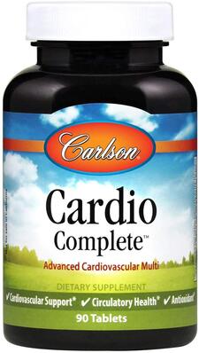 Кардио комплекс Carlson Labs Cardio Complete, 90 таблеток