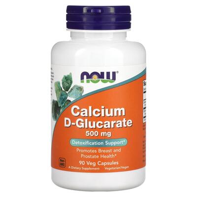 Кальцію глюкарат NOW Calcium D-Glucarate 500 мг, 90 вегетаріанських капсул