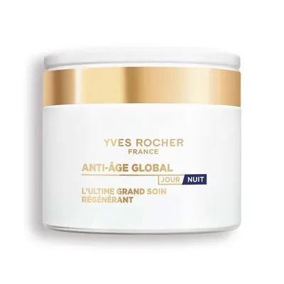 Крем для обличчя Yves Rocher Anti-Age Global Глибоко відновлювальний із золотим тисячолистником, 75 мл