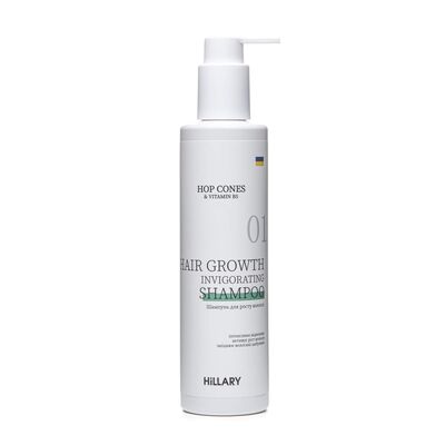 Шампунь Hillary Hop Cones & B5 Hair Growth Invigorating для роста волос, 250 мл