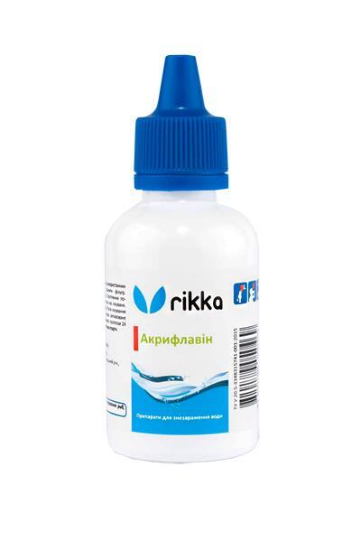 Акрифлавин Rikka для обеззараживания аквариумной воды, 50 мл
