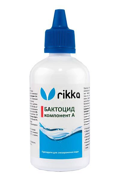 Бактоцид Rikka для обеззараживания аквариумной воды, 100 мл