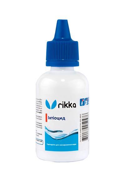 Ихтиоцид Rikka для обеззараживания аквариумной воды, 50 мл