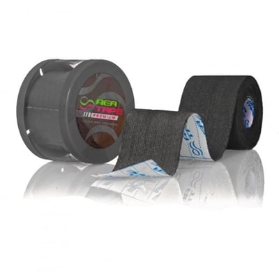 Кинезио тейп REA TAPE Premium 5 см х 5 м, черный