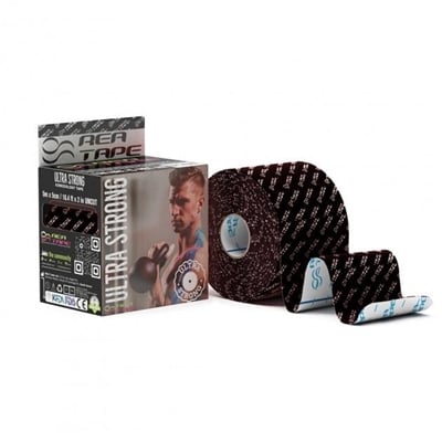 Кинезио тейп REA TAPE Strong 5 см х 5 м, черный
