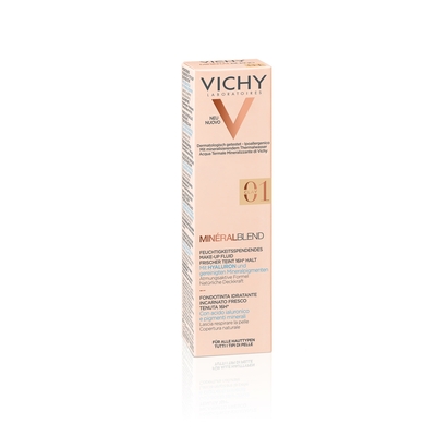 Тональное средство Vichy Mineralblend  увлажняющее, тон 01, 30 мл