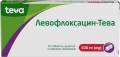 Левофлоксацин-Тева таблетки, п/плен. обол. по 500 мг №10 (5х2)