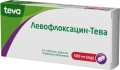 Левофлоксацин-Тева таблетки, п/плен. обол. по 500 мг №10 (5х2)