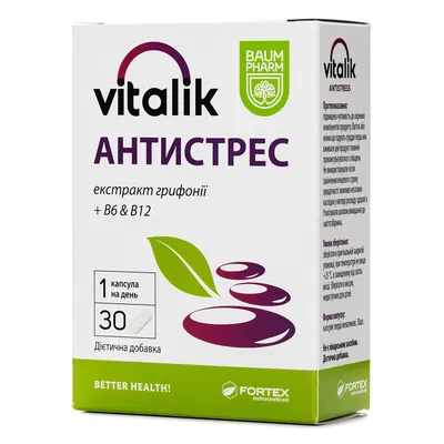 Віталік антистрес Baum Pharm таблетки №30