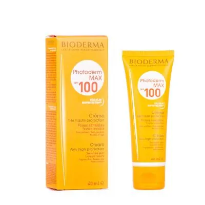 Крем сонцезахисний Bioderma Photoderm Мax SPF100 для обличчя та тіла, 40 мл