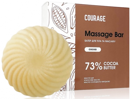 Батер для тела Courage Massage Bar какао, 60 г