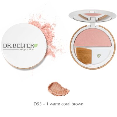 Румяна для лица Dr.Belter Feel Good Blush, кораллово-коричневый