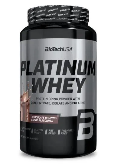 Протеїн сироватковий змішаний Biotech Platinum Whey шоколад-брауні, 1 кг
