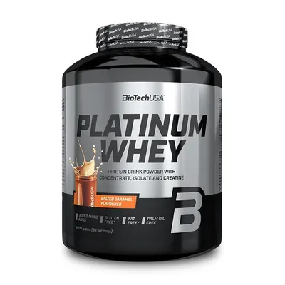 Протеїн сироватковий змішаний Biotech Platinum Whey солона карамель, 2 кг