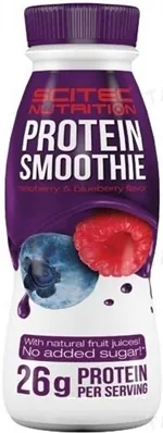 Протеїн сироватковий концентрат Scitec Nutrition Protein Smoothie, чорниця-малина, 330 мл