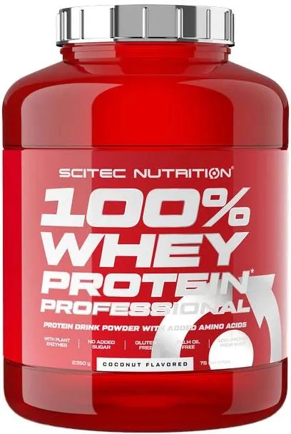 Протеїн сироватковий змішаний Scitec Nutrition 100% Whey Protein Professional кокос, 2350 г