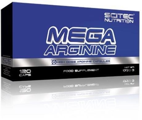 Аминокислота Scitec Nutrition Mega Arginine, 120 капсул