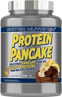 Суміш протеїнова Scitec Nutrition Protein Pancake для приготування панкейків, шоколад-банан, 1036 г