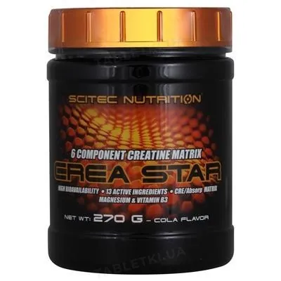 Креатин Scitec Nutrition Crea star кола, 270 г