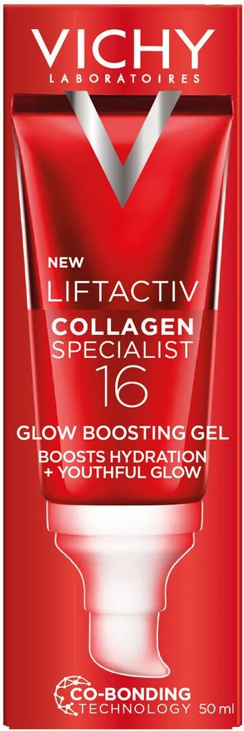 Крем-гель Vichy LiftActiv Collagen Specialist 16 день антивіковий з ко-бондинг технологією для надання сяйва шкіри обличчя, 50 мл