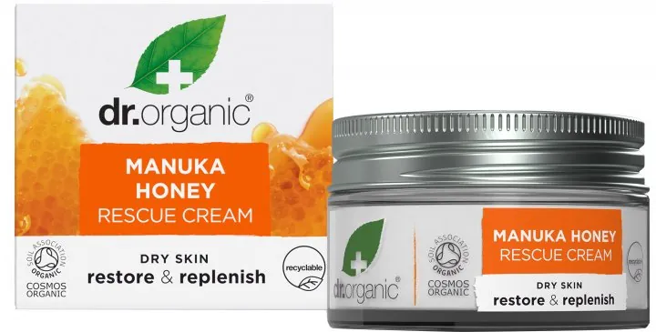Крем для обличчя та тіла Dr.Organic Manuka Honey захисний відновлюючий з медом манука, 50 мл