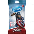 Серветки вологі Smile Marvel, 15 шт