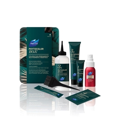 Краска для волос Phyto Phytocolor BOX стойкая тон 4 шатен