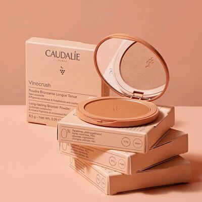 Пудра Caudalie Vinocrush Bronzer Long-lasting Bronzer Powder стійка, бронзат, 8,5 г