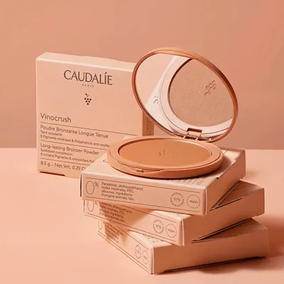 Пудра Caudalie Vinocrush Bronzer Long-lasting Bronzer Powder стійка, бронзат, 8,5 г