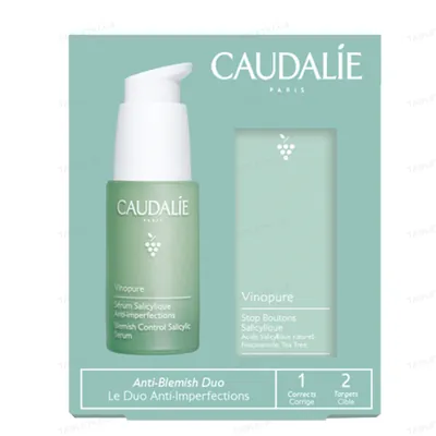 Набір Caudalie Vinopure Set (Сироватка для обличчя 30мл, Крем SOS для обличчя 15мл)