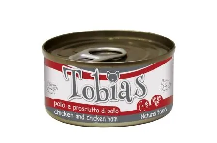 Корм вологий для собак Croci Tobias з куркою та курячою шинкою, 85 г